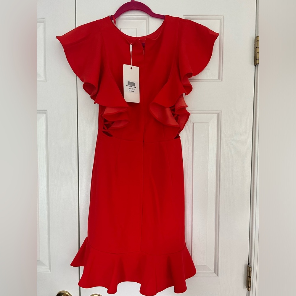 NWT oh Polly red dress